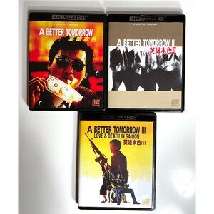 4K Ultra HD Trilogy of A Better Tomorrow  I-II-III / Perfect Condition